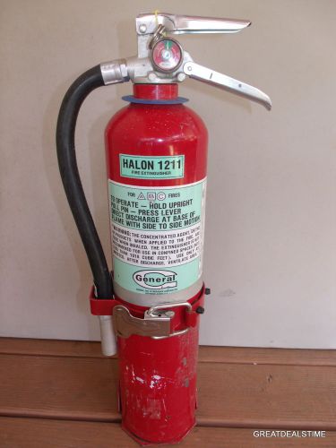 17lb Fully Charged Halon 1211 Fire Extinguisher,GENERAL GH-17H WITH BRACKET xx