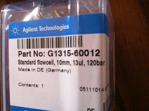 NIB  Agilent  G1315-60012 Standard Flowcell  10mm, 13ul, 120BAR