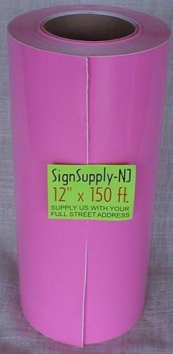 12&#034; x 50yd soft PINK Gloss Sign Vinyl for Cutter PLOTTER graphics Crafts NEW
