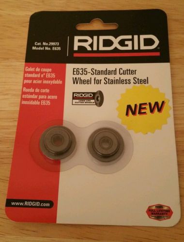 Ridgid Cat. No. 29973 Model No. E635 Standard Cutter Wheel for Stainless Steel