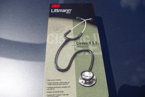 3m littmann classic ii s.e. stethoscope &#034;black&#034; (new, never used) for sale