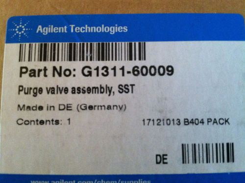 Agilent G1311-60009  Purge valve assembly,  New in Box
