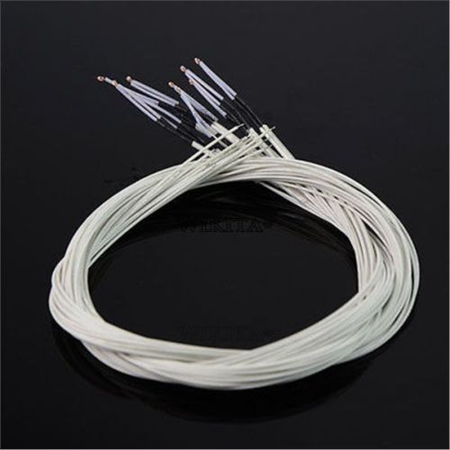5x reprap ntc 3950 thermistor 100k with 1 meter wire for 3d printer new #6746433 for sale