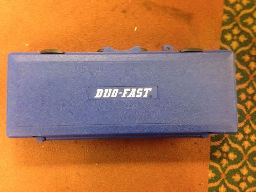 DUO-FAST DF-27 SEMI AUTOMATIC POWDER ACTUATED TOOL IN CASE. MINT