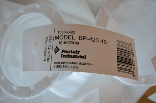 Lot of 5 bp-420-10 pentek polypropylene bag filter for sale