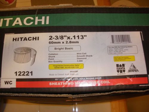Hitachi 2-3/8&#034; x .113&#034; Bright Basic Sheathing Nail Wire Coil
