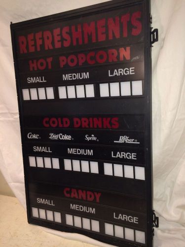RETAIL DISPLAY PLASTIC FRAME SALE SIGN PRICE STORE ADVERTISEMENT CASE 25&#034;x16&#034;