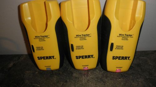 (3) Sperry Wire Trackers ET64220 transmitters units only