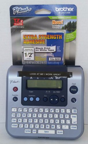 Brother P-Touch PT-1280 Thermal Printer Label Maker w/ extra tape works great