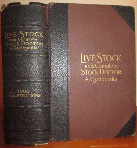 Antique FARM GUIDE Cow HORSE Sheep BEE-KEEPING Poultry Animal Live Stock BARN