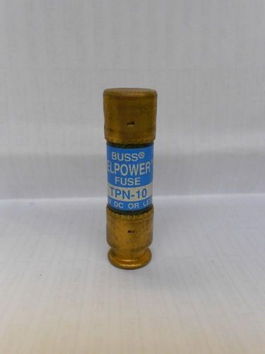 COOPER BUSSMANN TPN-10 TELPOWER FUSE