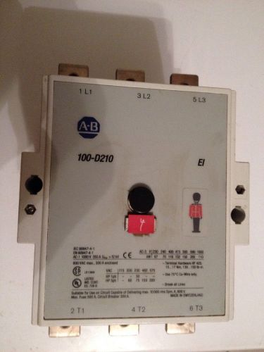 A-B Allen-Bradley 100-D210 Complete Device Contactor