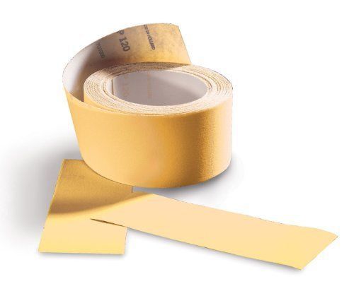 Mercer Abrasives 565220 Premium Gold Stearated Roll  Pressure Sensitive Adhesive