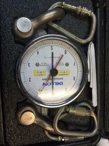 Dillon 10,000lb Dynamometer Used with case