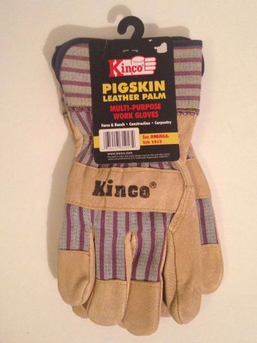Kinco - Pigskin Leather Palm Multi Purpose Work Gloves #1917 Size S