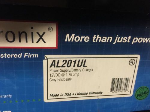 ALTRONIX AL201UL Single Output Power Supply/Charger