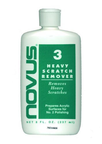 Novus plastic polish #3 - heavy scratch remover (8 oz.) for sale