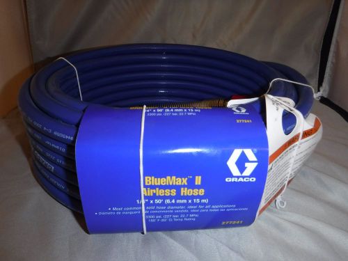 Graco BlueMax II Airless Hose 1/4&#034; x 50&#039; 277241 Rated 3300 PSI