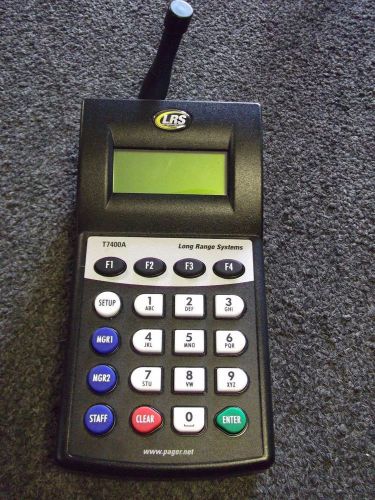 LRS T7400A Long Range Systems Restaurant Pager