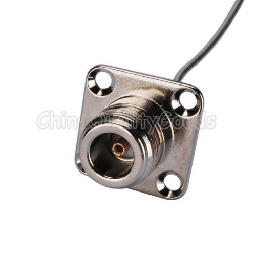 Mcx male ra to n female panel mount pigtail cable rg405 for sale