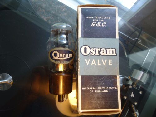 GEC OSRAM U31 BRITISH MADE OLD STOCK TESTED BOXED VINTAGE VALVE TUBE