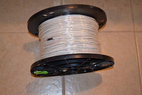 1000&#039; reel carol communications control cable 14/2 plenum new white 2 conductor for sale