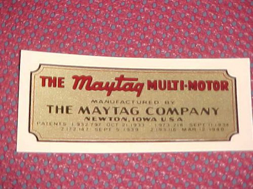 Maytag decal multi-motor gas engine twins &amp; singles for sale