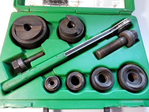 Greenlee # 7238SB Slug Buster Knockout Punch Set Complete 1/2&#034;-2&#034; Conduit