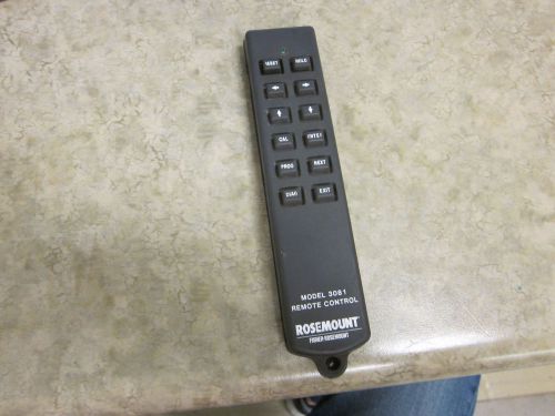 Rosemount 3081 Remote Control