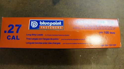 Bluepoint fastners .27 cal Orange (red) - 10 strips, 100 shots powder actuated