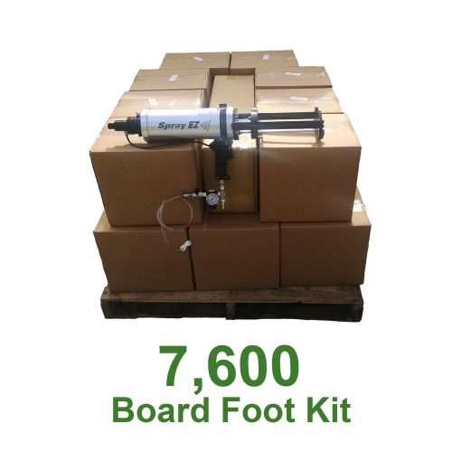 Diy spray foam insulation closed cell  1.5lb  7600 board foot kit 1-877-772-9629 for sale