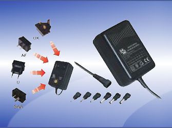 Power supply 3-12v dc, us/uk/euro/au plugs, 100-240vac for sale
