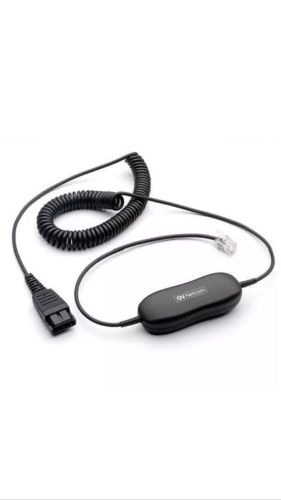 Jabra GN1216 Coiled Headset Cable Avaya 1600 and  9600 Series Deskphones