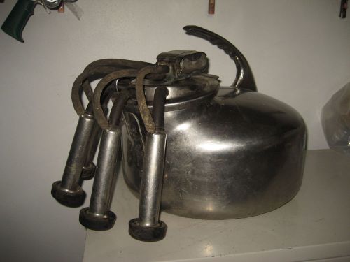 Surge stainless steel milker milking bucket can pail pulsator teat cups cow goat for sale