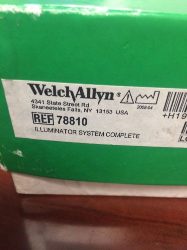 NEW! Welch Allyn KleenSpec Speculum Lighting Complete System #78810
