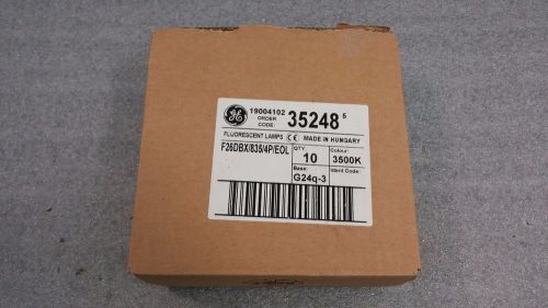 GE F26DBX/835/4P Biax D/E Fluoroescent Lamps New Box of 10