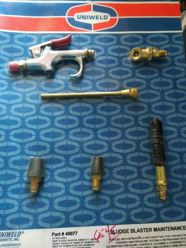 Uniweld 40077 sludge blaster accessory kit new