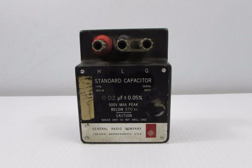 General Radio 1409-M .02 uF Laboratory Standard Capacitor