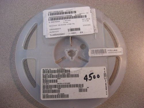 Reel of PCB Components MFG No: RK73H1JTTD1003F Qty on Reel: 4500