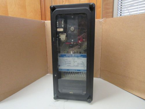 GENERAL ELECTRIC 12SFF31C1A STATIC FREQUENCY RELAY 120V RMS .2/2 A