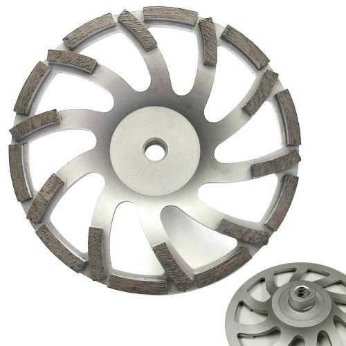 7” premium turbo fan cup wheel for concrete 5/8&#034;-11 threads 30/40 grit for sale