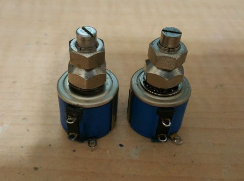 Lot x 2  BOURNS 5 KOhm Rotary Wirewound Precision Potentiometer