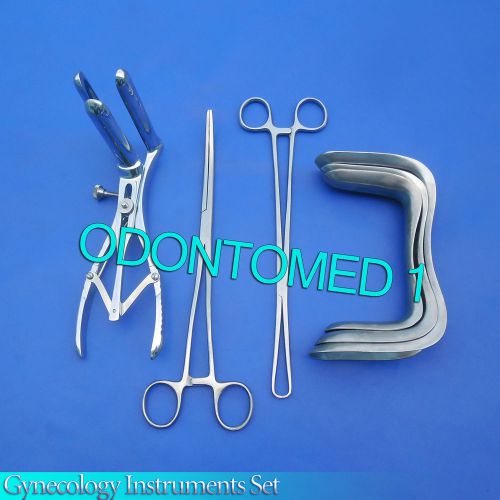 Exam Set w/Mathieu+Sims Speculums Gynecology instruments