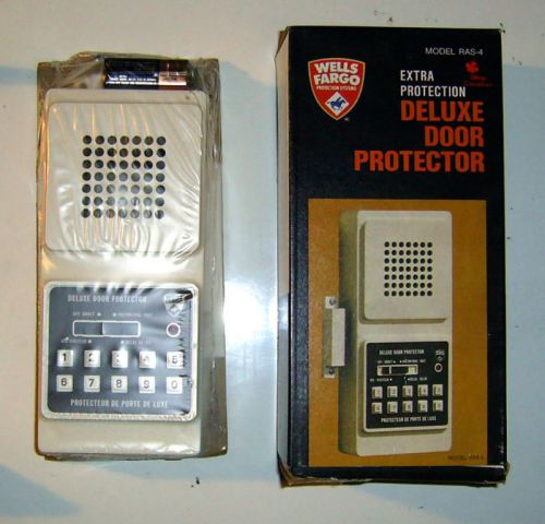 WELLS FARGO ALARM DELUXE DOOR PROTECTOR MODEL RAS-4 (NIB)