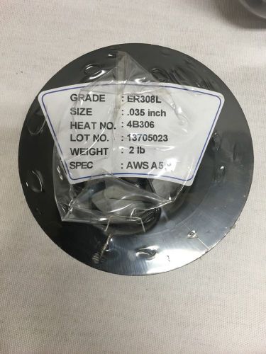 Stainless steel mig er308l mig welding wire .035&#034; - 2 lb spool , 308l-035-2 for sale