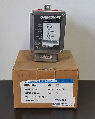 Ashcroft IXLdp Differential Pressure Transmitter