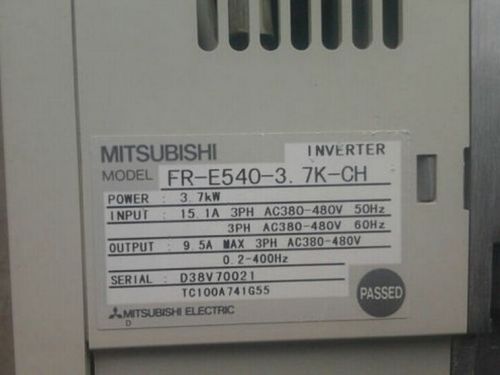 1PCS USED Mitsubishi Inverter FR-E540-3.7K-CH 380V-3.7KW tested