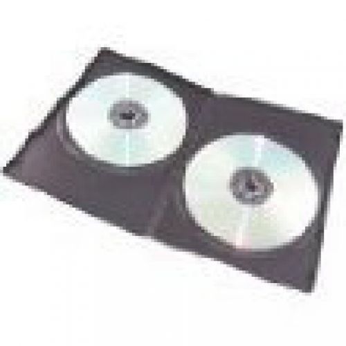mediaxpo 25 SLIM Black Double DVD Cases 7MM