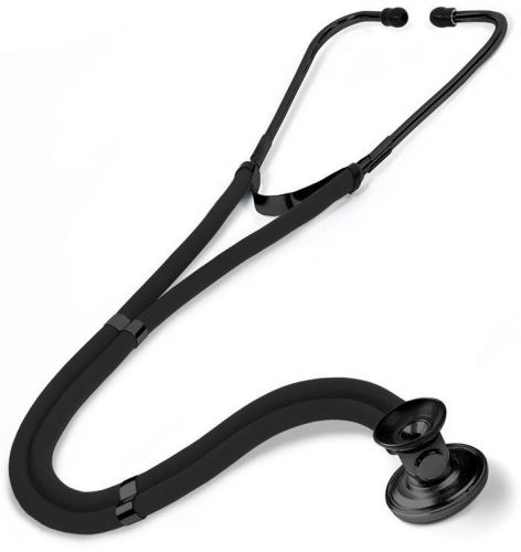 Stethoscope Sprague Rappaport Stealth Black Dual Tube 122 Prestige Medical 30&#034;