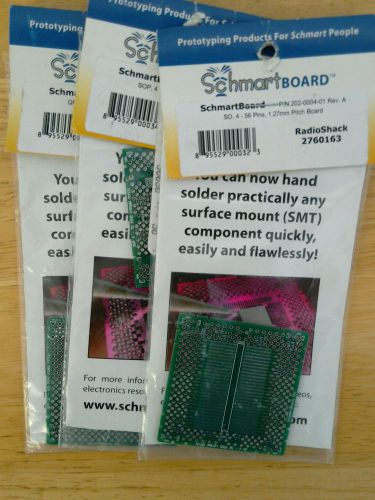 Radio Shack Schmartboard, 100 pins, 0.5mmPitch Board, 3pk